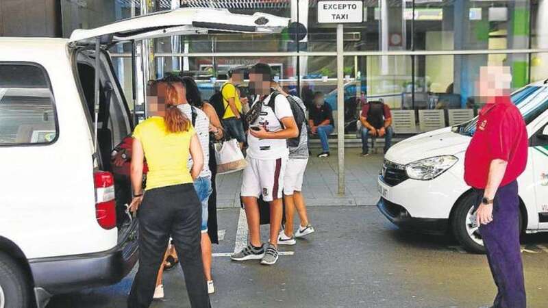 Apuntadores en Gando (Foto Arcadio Suárez/C7)